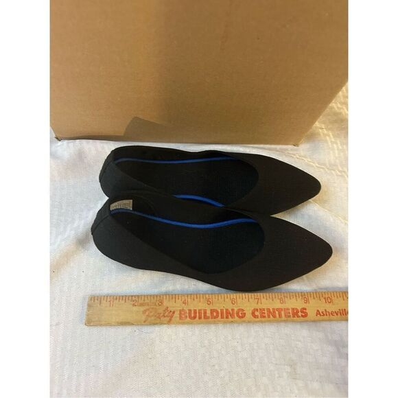 Black pointy flats size 7 black washable - Picture 6 of 6